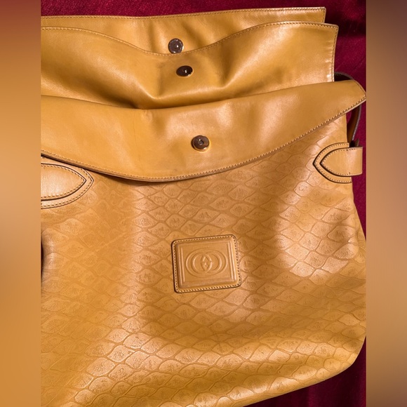 Gucci Printed Messenger Bag, Yellow - Picture 5 of 10